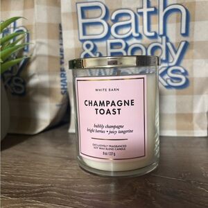 Bed Bath & Beyond Champagne Toast Candle - Pink and White